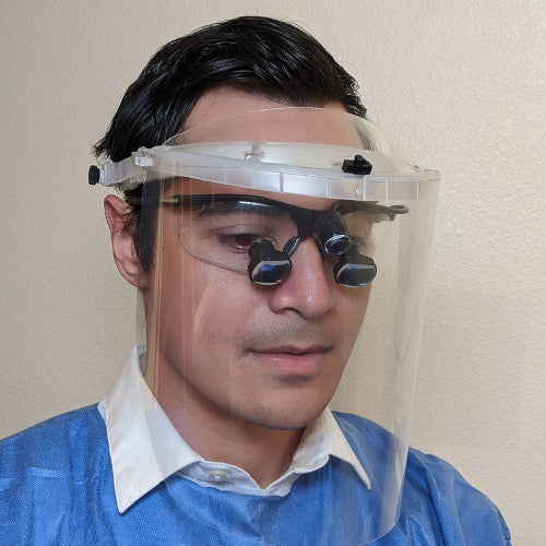 Replaceable Front Loupe Shield - 200 Pack